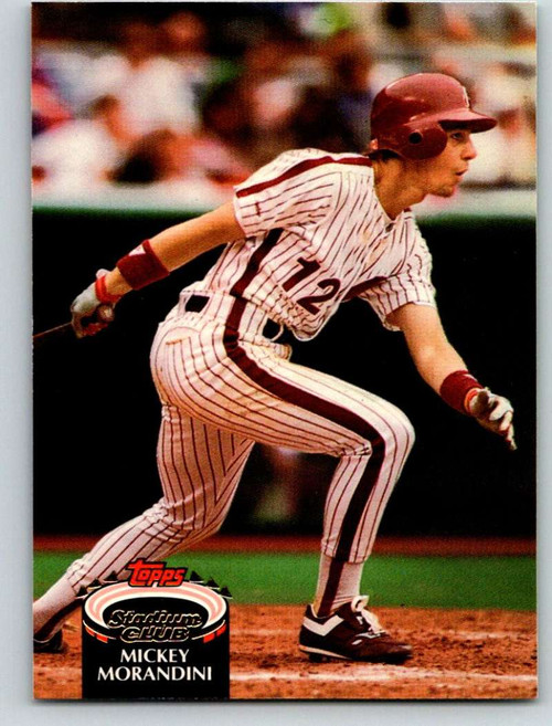 1991 Stadium Club #535 Mickey Morandini VG Philadelphia Phillies - Under  the Radar Sports