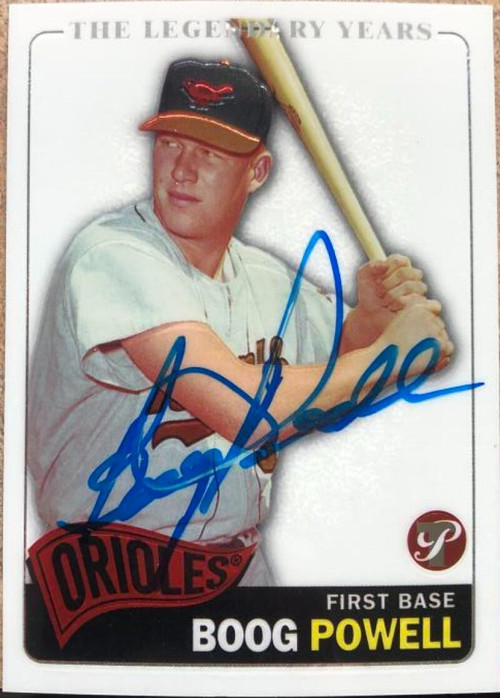 Boog Powell Autographed 2005 Topps Rookie Cup #4