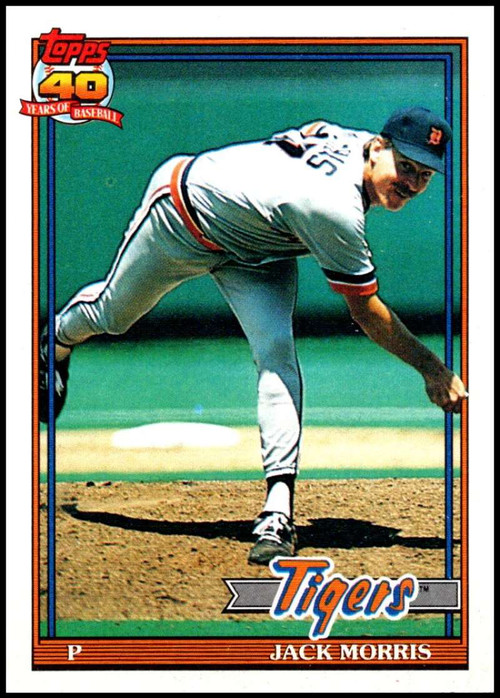 1991 Upper Deck Jack Morris #45