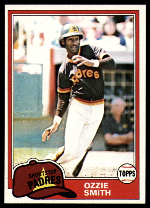 1981 Topps #207 Ozzie Smith RB VG San Diego Padres