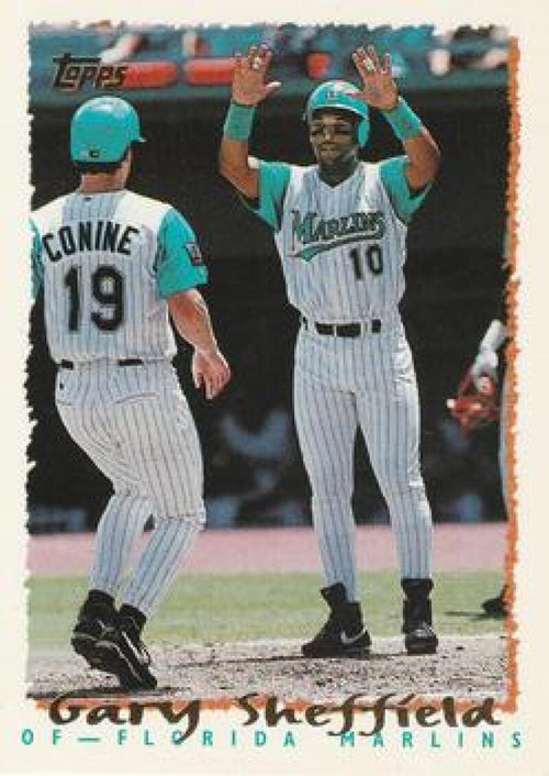 1995 Topps #440 Gary Sheffield VG Florida Marlins - Under the Radar Sports