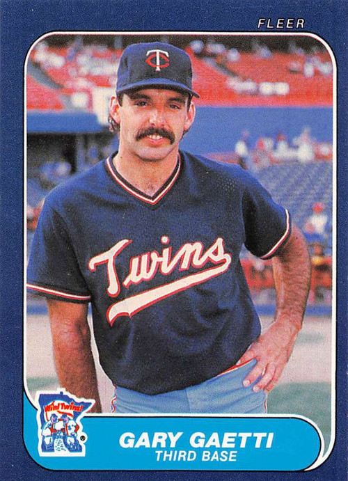 1987 Fleer Baseball Game Winners Gary Gaetti Minnesota Twins #15