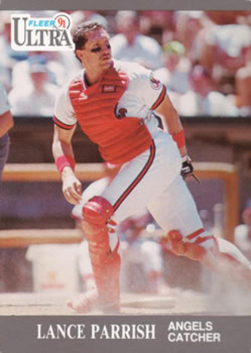 1991 Leaf #368 Lance Parrish VG California Angels - Under the Radar Sports