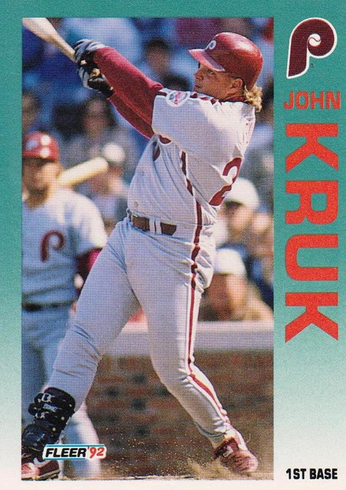 1992 Donruss #230 John Kruk VG Philadelphia Phillies - Under the Radar  Sports