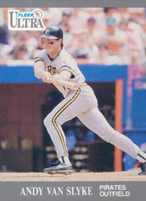 1991 Upper Deck #256 Andy Van Slyke VG Pittsburgh Pirates - Under