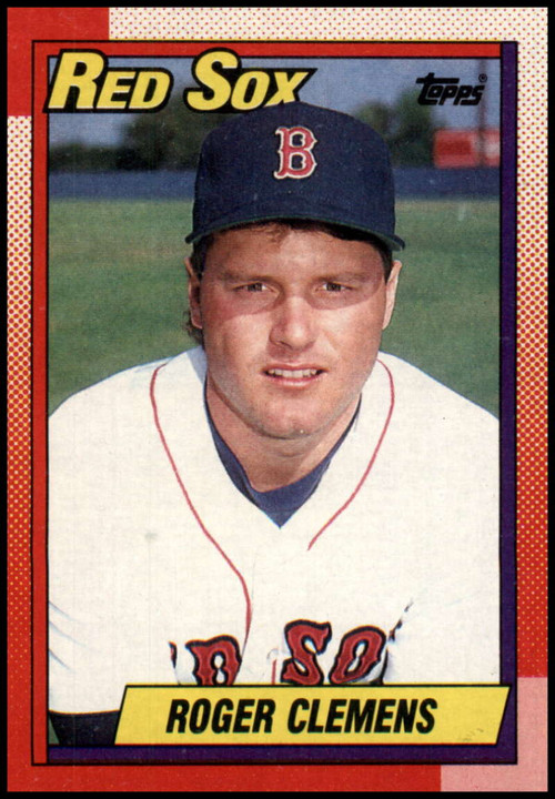 1990 Score #310 Roger Clemens UER VG Boston Red Sox - Under the