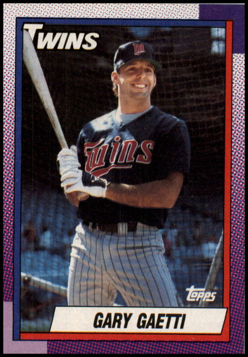  Baseball MLB 1990 Leaf #97 Gary Gaetti Twins