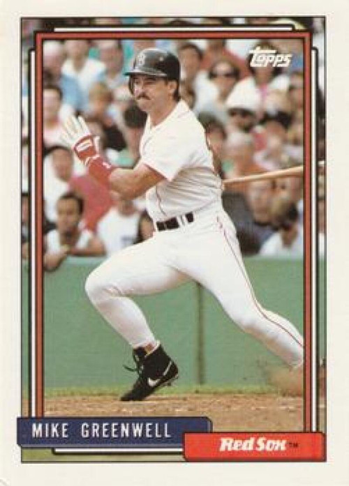 1992 Donruss #523 Mike Greenwell VG Boston Red Sox - Under the