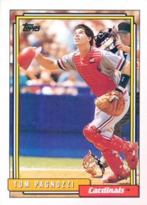 1992 Upper Deck #379 Tom Pagnozzi VG St. Louis Cardinals - Under the Radar  Sports