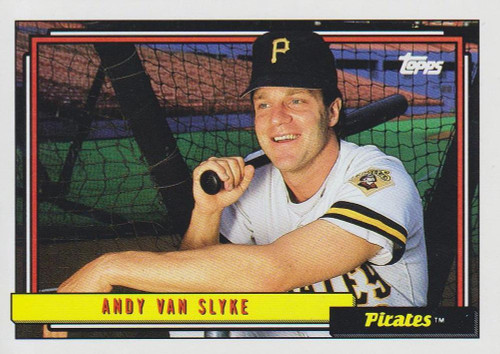 1992 Upper Deck #132 Andy Van Slyke VG Pittsburgh Pirates