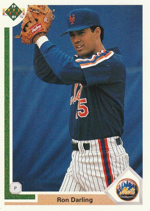 1991 Score #456 Ron Darling VG New York Mets - Under the Radar Sports