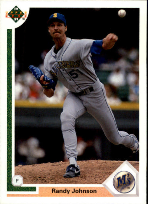 1992 Upper Deck #164 Randy Johnson VG Seattle Mariners - Under the