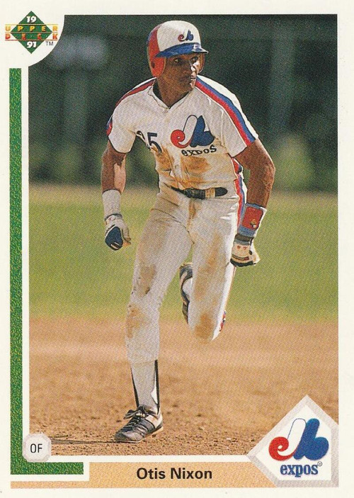 1990 Upper Deck #379 Otis Nixon Montreal Expos Baseball