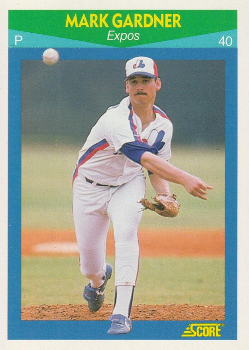 1990 Score Rising Stars #99 Marquis Grissom VG Montreal Expos