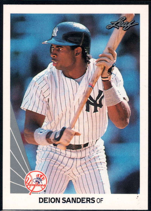 1990 Score #586 Deion Sanders VG New York Yankees - Under the Radar Sports