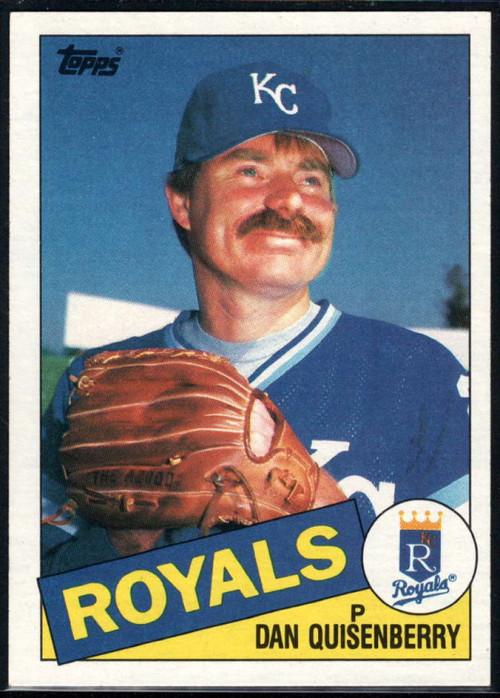 1985 Topps #711 Dan Quisenberry AS VG Kansas City Royals - Under the Radar  Sports