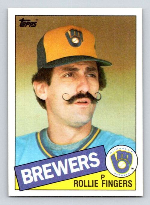 1986 Topps #185 Rollie Fingers VG Milwaukee Brewers - Under the Radar Sports