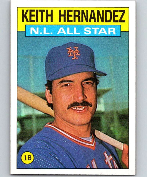 1986 Topps #520 Keith Hernandez VG New York Mets - Under the Radar