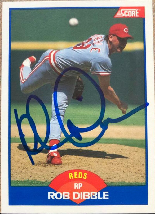 Rob Dibble Autographed 1991 Score #17 - Under the Radar Sports