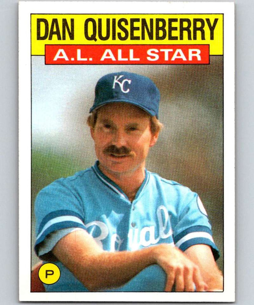 1984 Topps #407 Dan Quisenberry AS VG Kansas City Royals