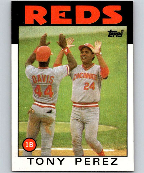 1985 Topps #675 Tony Perez VG Cincinnati Reds