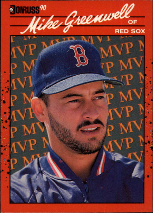 Mike Greenwell - Red Sox #186 Donruss 1989 Baseball Trading Card