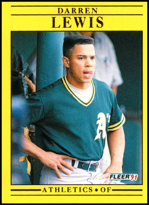 1991 Fleer #26 Walt Weiss VG Oakland Athletics - Under the Radar Sports