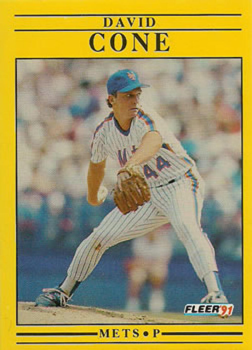 1989 Fleer #31 David Cone VG New York Mets - Under the Radar Sports