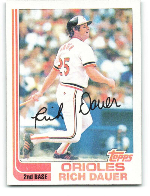 1983 Topps #579 Rich Dauer VG Baltimore Orioles