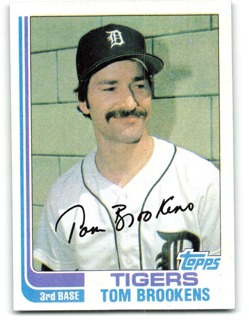 1985 Topps #512 Tom Brookens VG Detroit Tigers - Under the Radar