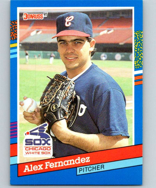 ALEX FERNANDEZ CHICAGO WHITE SOX SIGNED PINNACLE BASEBALL CARD MIAMI MARLINS