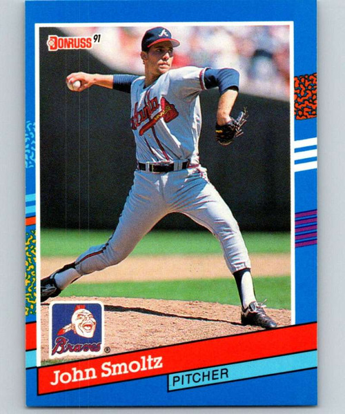 1991 Leaf #27 John Smoltz Baseball Card