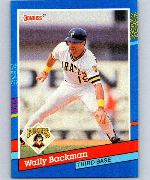 1991 Score #16 Wally Backman VG Pittsburgh Pirates - Under the