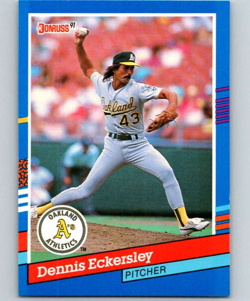 1991 Topps #250 Dennis Eckersley VG Oakland Athletics - Under the Radar  Sports