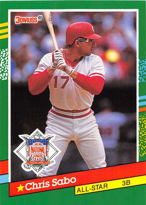 1991 Score #462 Chris Sabo VG Cincinnati Reds - Under the Radar Sports