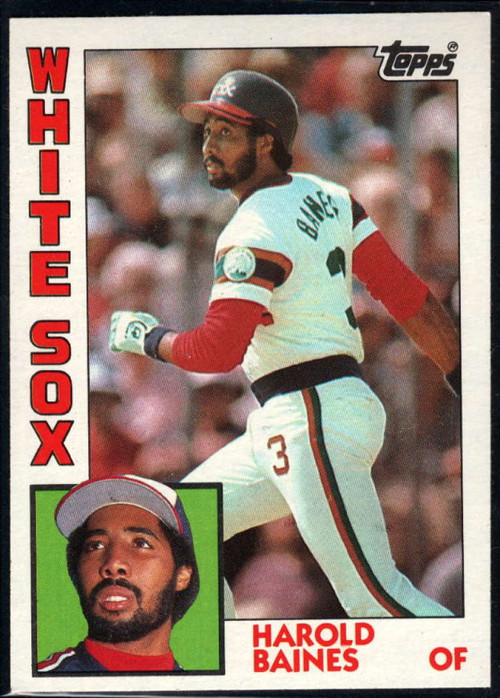 1986 Topps #755 Harold Baines VG Chicago White Sox - Under the