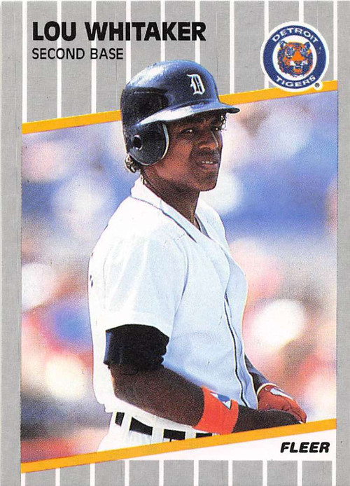 1991 Donruss #174 Lou Whitaker VG Detroit Tigers - Under the Radar