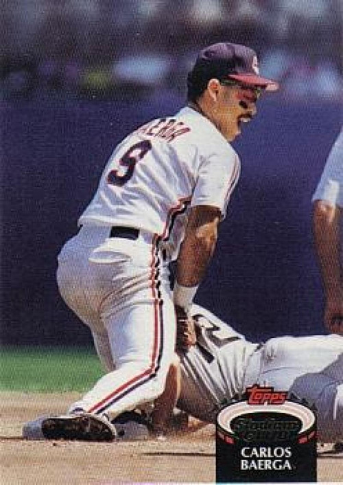  1993 Stadium Club #593 Carlos Baerga MC Cleveland