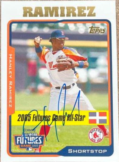 Hanley Ramirez Signed 2009 Topps Updates & Highlights Baseball Card -  Florida Marlins