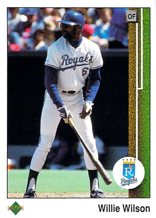 #609 Willie Wilson - Kansas City Royals - 1991 Upper Deck Baseball