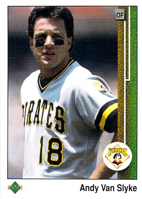 1991 Upper Deck #256 Andy Van Slyke VG Pittsburgh Pirates - Under