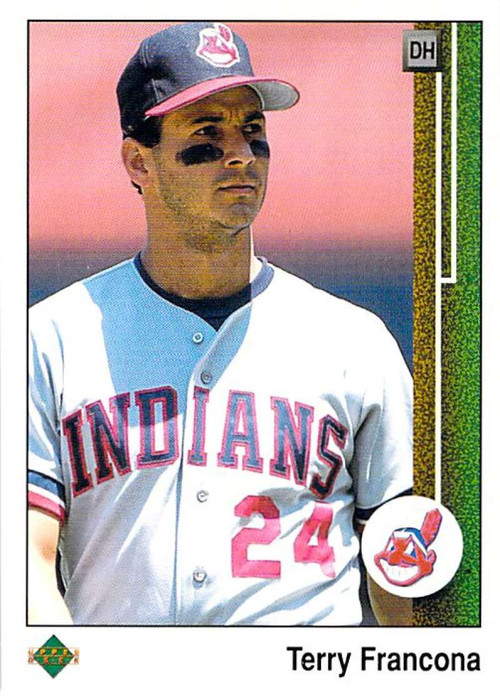  1989 Score Baseball #597 Terry Francona Cleveland Indians  Official MLB Trading Card : Collectibles & Fine Art