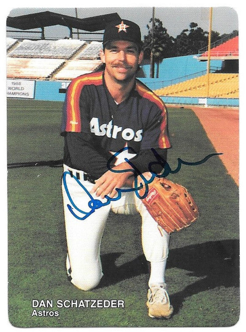 Bill Doran Autographed 1990 Houston Astros Mother's Cookies #7