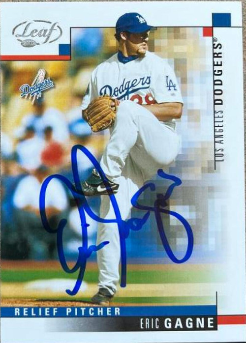 Eric Gagne Autographed 2003 Topps #236 - Under the Radar Sports