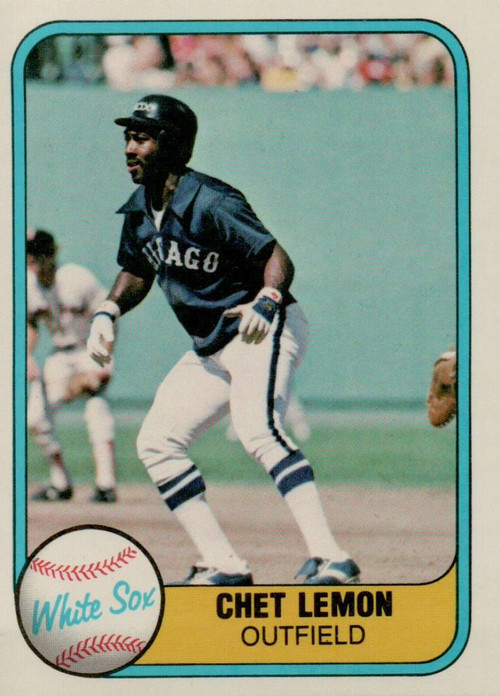 Chet Lemon #242 Topps 1981 Baseball Card (Chicago White Sox) VG