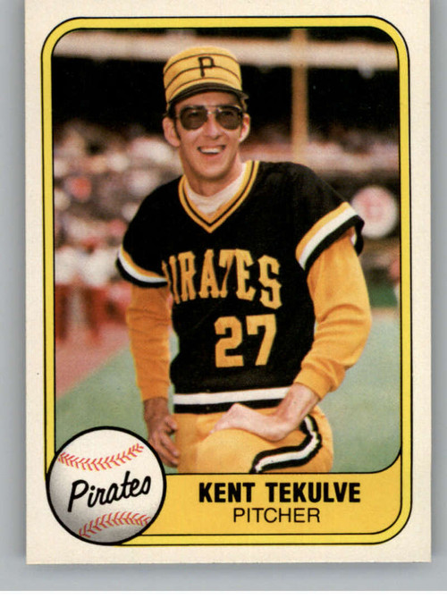 1983 Fleer #326 Kent Tekulve VG Pittsburgh Pirates - Under the