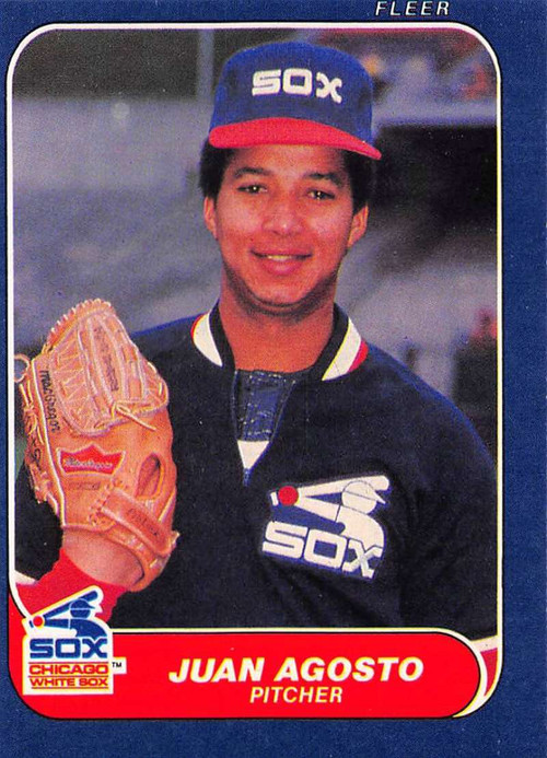 1985 Fleer #506 Juan Agosto Chicago White Sox