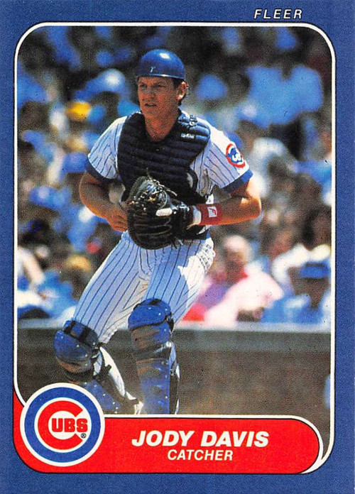 1985 Fleer #54 Jody Davis VG Chicago Cubs