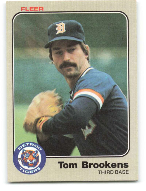  1983 Topps # 119 Tom Brookens Detroit Tigers (Baseball