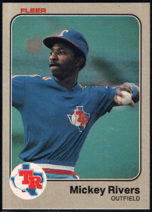 1983 Donruss #394 Mickey Rivers VG Texas Rangers - Under the Radar Sports